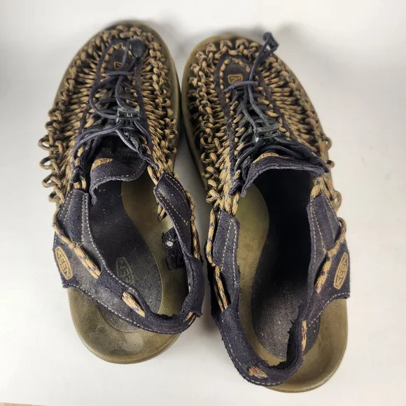 KEEN Men's Uneek Cord Trekking Sandal Size 12 EU 46 Shoe Outdoors - Picture 8 of 11